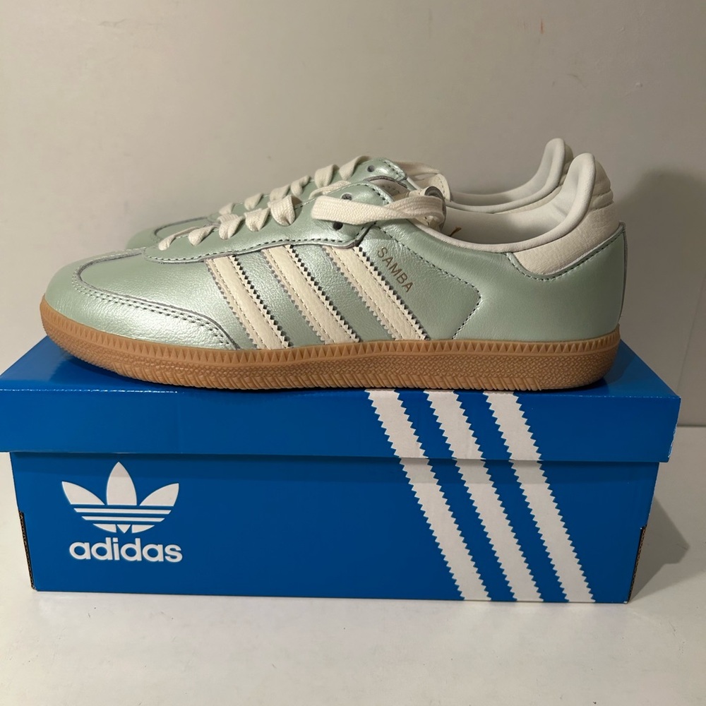 Adidas Samba Linen Green
